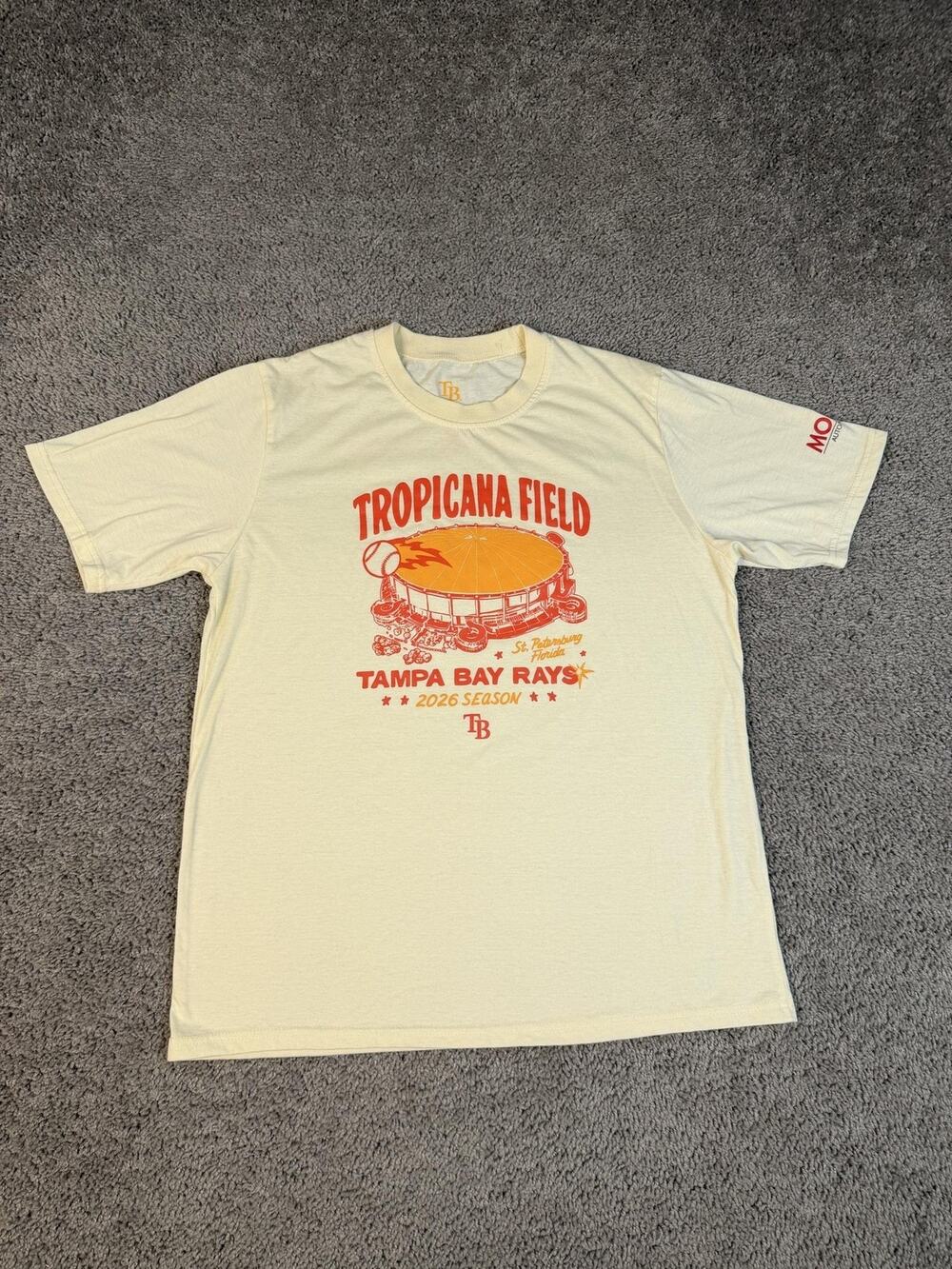 Tampa Bay Rays Cotopaxi Shirt Mens M MLB Baseball Tropicana Field 2026 Tour